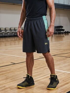 Under Armour Black Shorts with Mint Lining